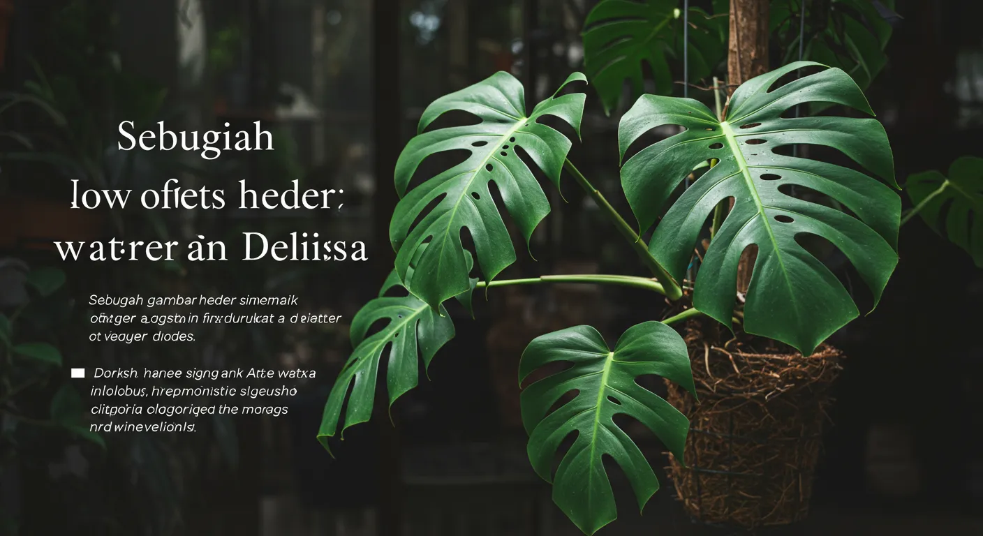How Often to Water a Monstera Deliciosa (Stop Guessing, Start Reading the Plant)