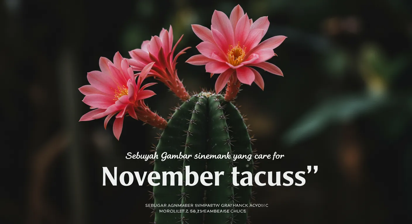 November Cactus Care: What Most Guides Get Wrong (And How to Actually Get It Blooming)