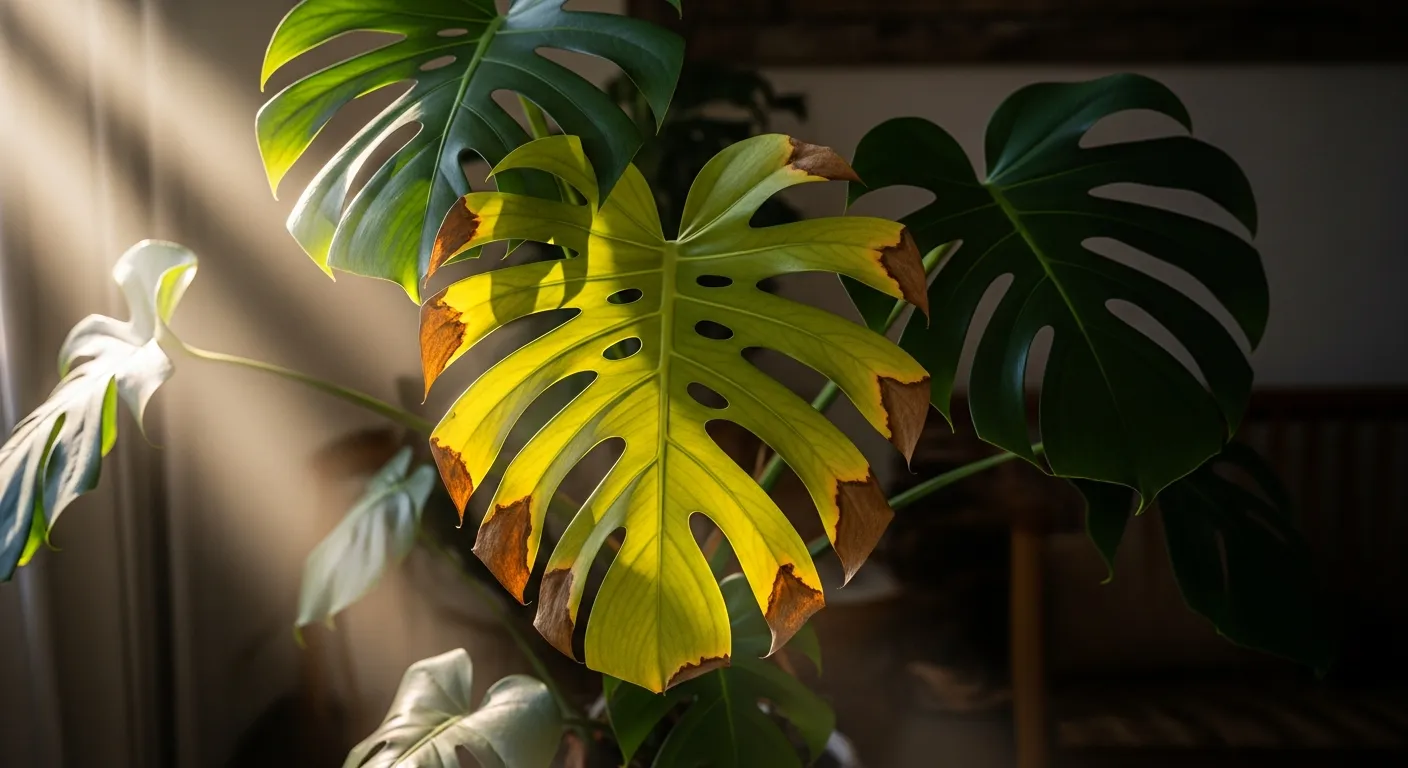 Monstera Burnt Leaves: What’s Actually Causing It and How to Fix It